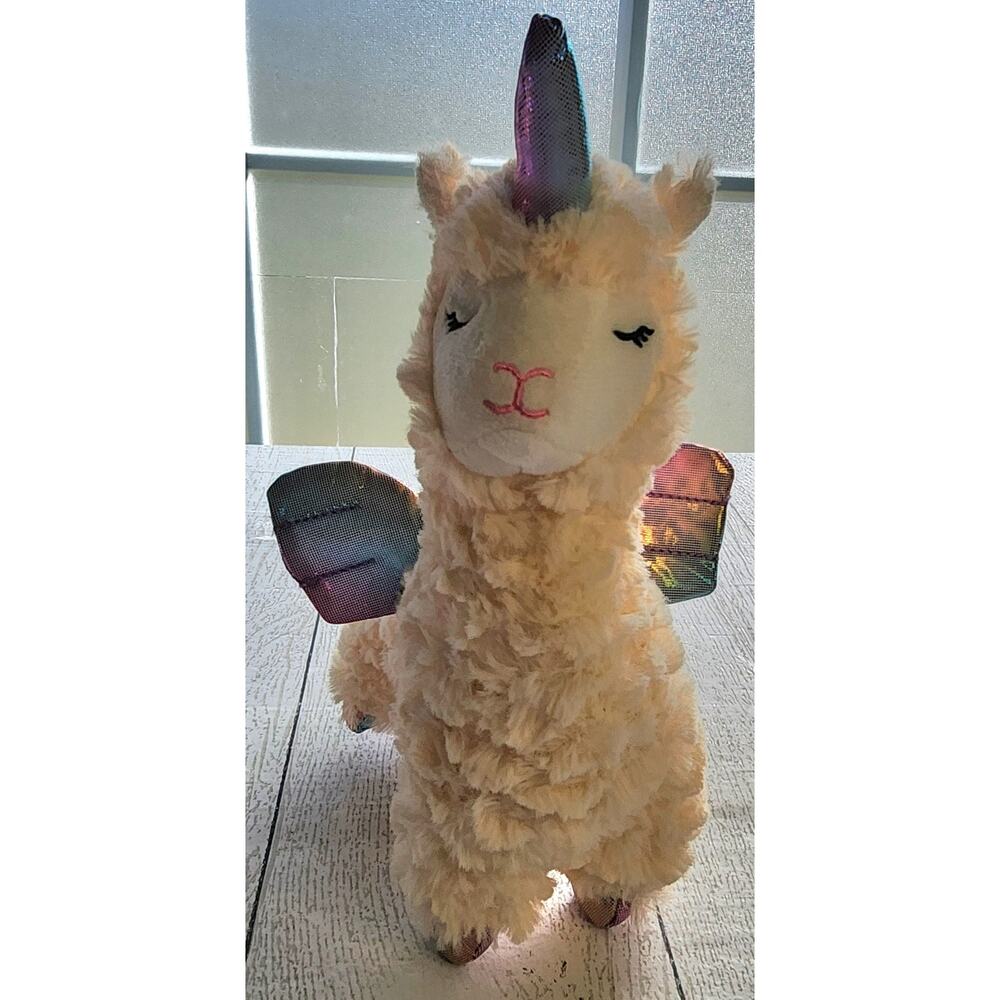 Kelly Toys Winged Rainbow Llamacorn Plush Toy